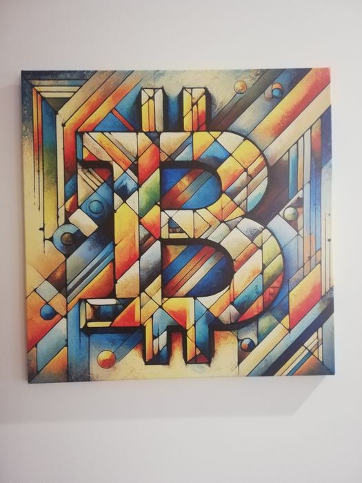 Quadro Bitcoin / Picasso
