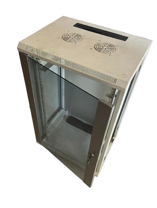 Szafa RACK 19" 18U 90x60x45 - korpus + drzwi szklane