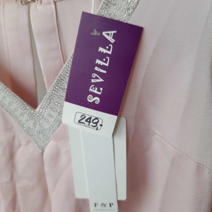 NOWA! Sukienka damska Sevilla S M L elegancka wesele przyjęcie impreza