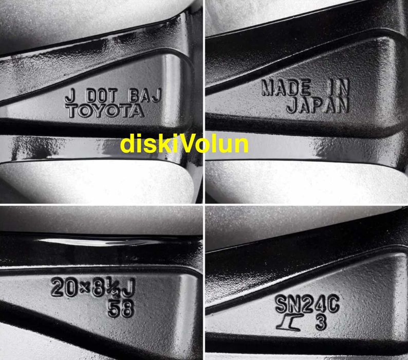 Оригинальные диски excalibur Toyota Land Cruiser 200 R20 5x150 Япония