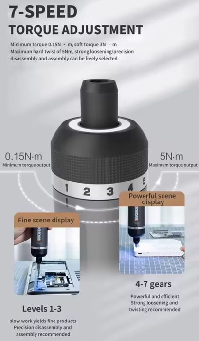 Worx  wkrętak elektryczny