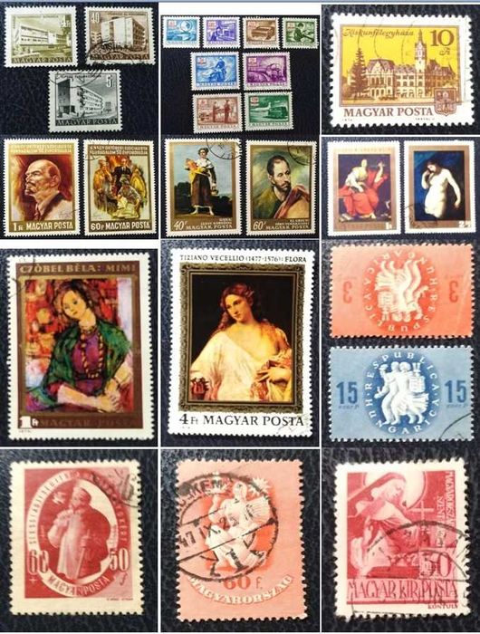 Lote com 95 selos de vários países para coleção (R019)