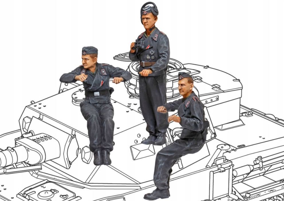 Czołg PzKpfw Panzer IV Ausf.F 1:35 model 35374 Tamiya