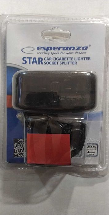 Rozdzielacz gniazdka zapalniczki samochodowej  Esperanza EZ126