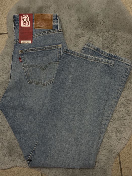 Джинси прямого крою Levi's 501 90-х років світло-блакитного кольору