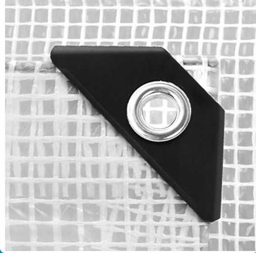 Plandeka 2x3 100g Przeźroczysta Zbrojona Biała Uv+ Ogrodowa Na Rośliny