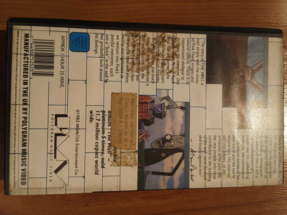Pink Floyd The wall - VHS
