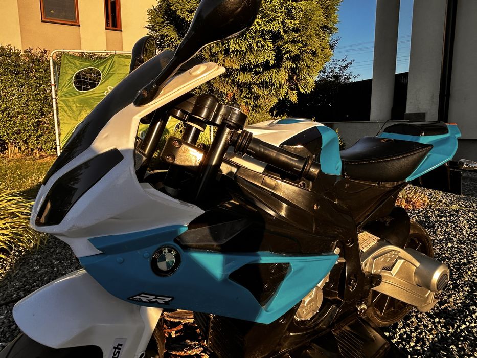 Sky blue Motocykl,  motor BMW S1000 RR na akumulator,  na licencji