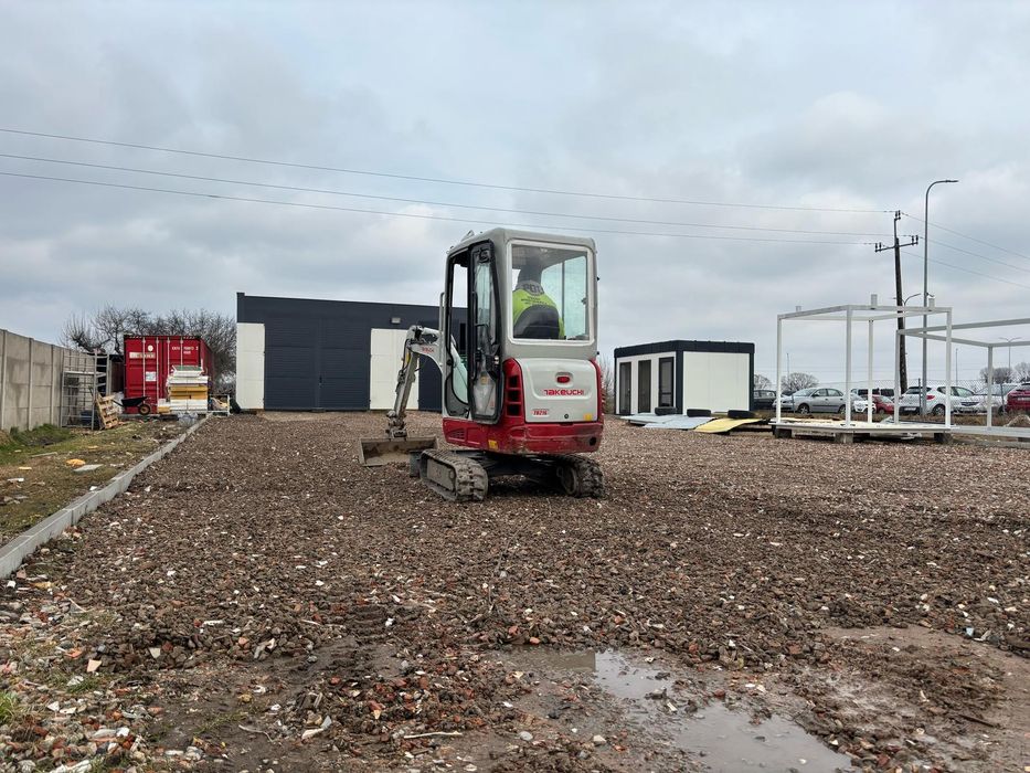 Usługi minikoparką