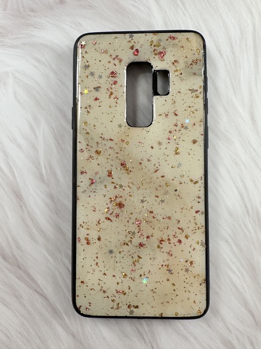 Etui case obudowa samsung galaxy s9+ plus brokat marmur glam