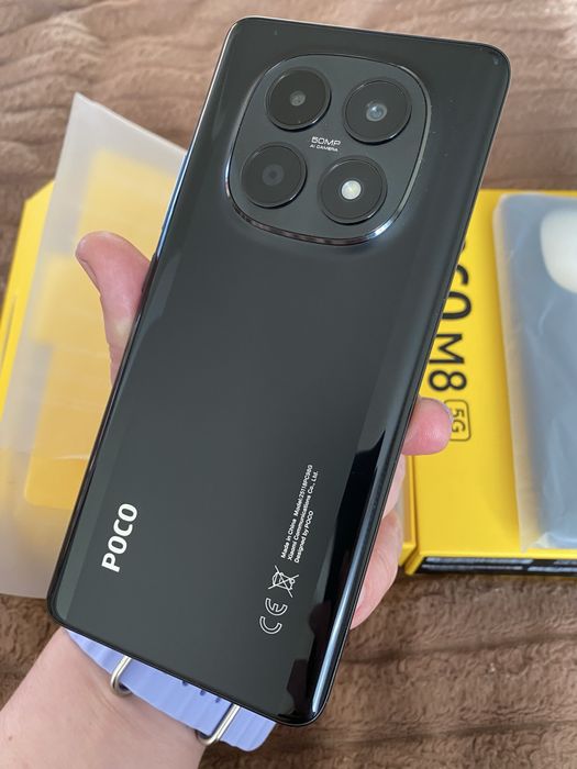 Poco M8 5g black/ green 8/256 gb