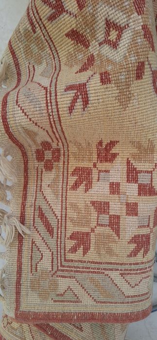 Tapete persa verdadeiro -100% lá virgem e trama 100% algodão