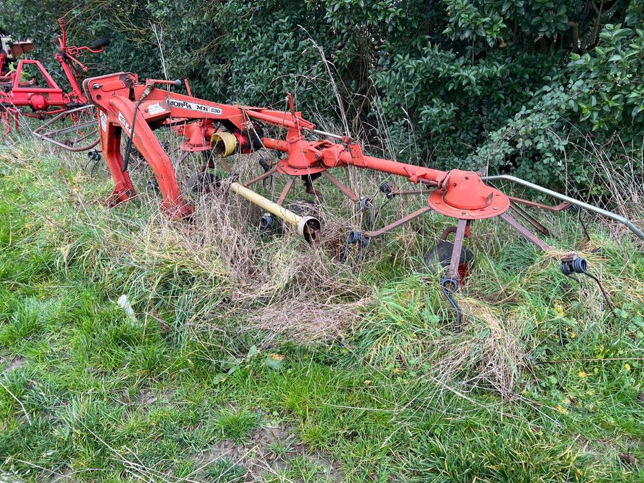 Mexedor de feno, volta fenos