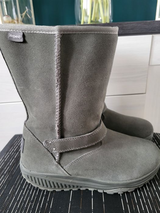 Noww skórzane śniegowce damskie Skechers Shape-ups r.38