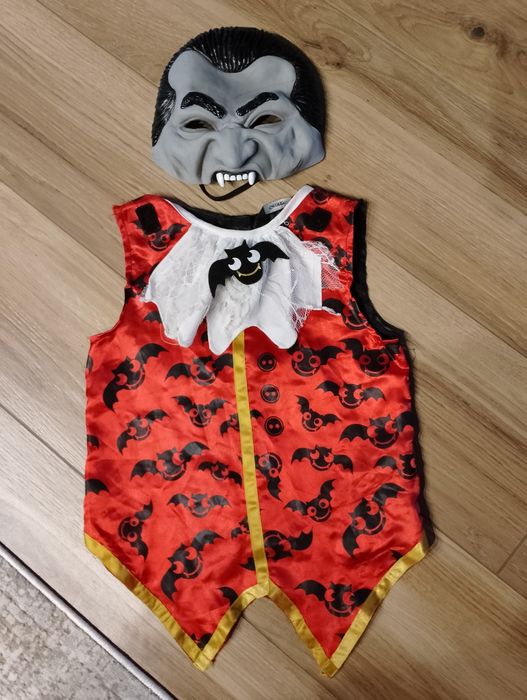 Strój na bal przebierańców karnawał wampir 122/128