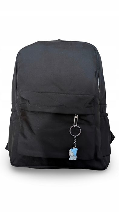 Brelok do Kluczy Mini Figurka Piesek Pudel w Niebieskiej Czapce