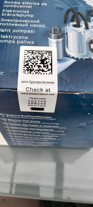 Pompa paliwa BOSCH  opel kia chevrolet saab volvo