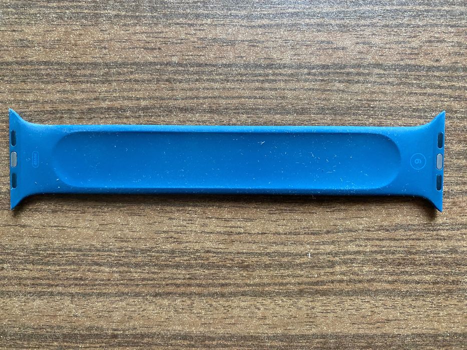 Оригинальный Deep Navy Silicone Solo Loop для Apple Watch 45mm (Size 6