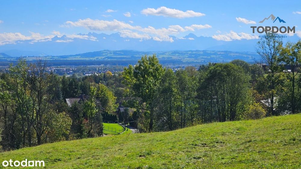 Działka mieszkaniowo-usługowa z widokiem na Tatry – Nowy Targ