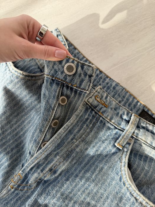 Джинси голубі Zara прямі 36р