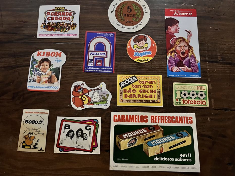Lote autocolantes.Anos 70-80