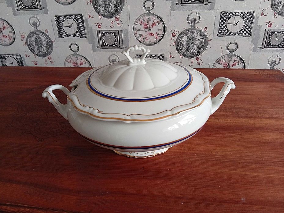 Duża piękna stara waza porcelana Wałbrzych MADE IN POLAND