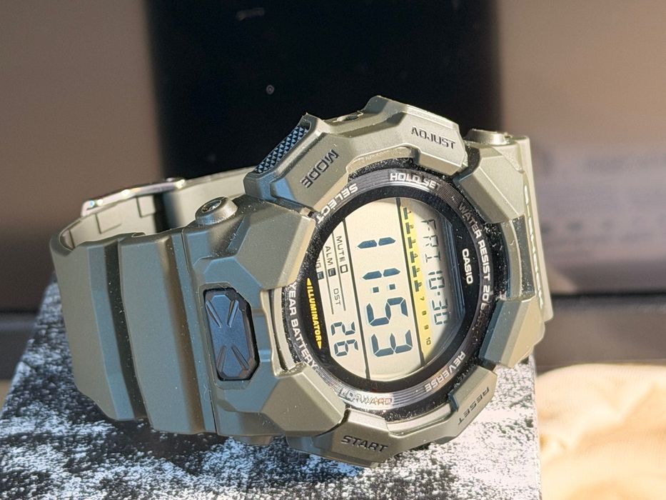 Zegarek Casio G-Shock GD-010-3ER Khaki / Zielony – Stan Idealny, Pełny Zestaw!