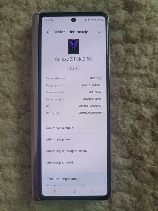 Samsung z fold 2 256gb
