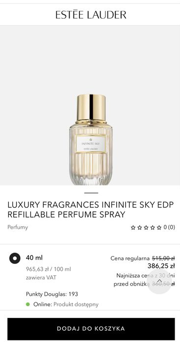 Tender Light Estee Lauder butikowe 3x10 ml