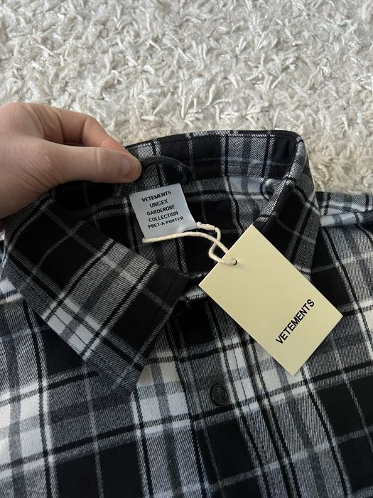 Vetements off white сорочка