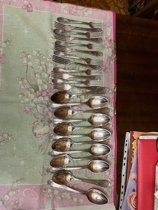 Набор новых советских ложек и вилок. Цена договорная