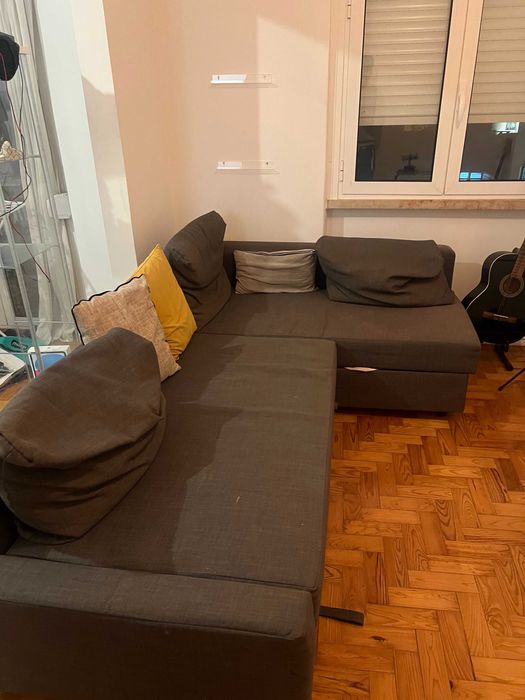 Sofá IKEA com chaise longue