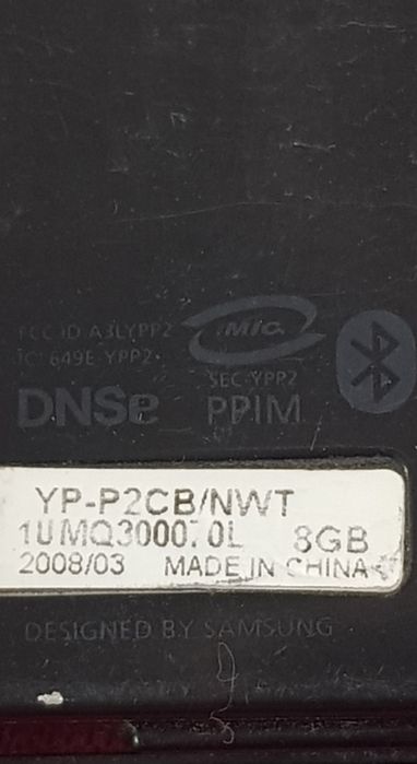 МР3 плеер Samsung YP-P2