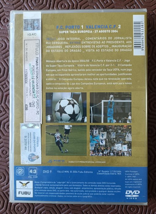 3 DVDs do Futebol Clube do Porto