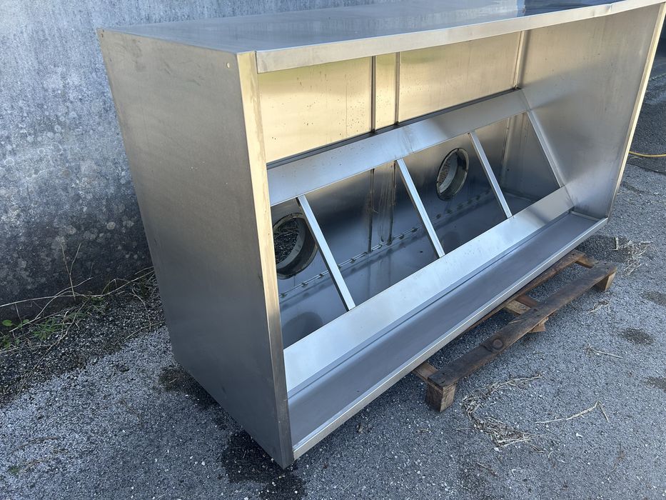 Hott inox com 220cm x 65 cm x 110cm