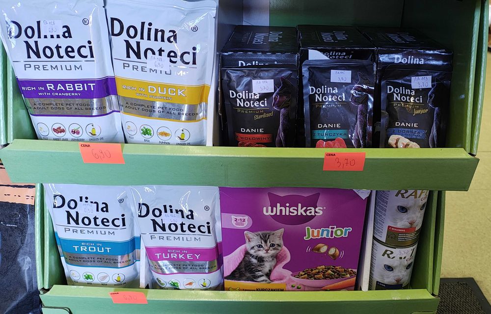 Karma dla kotów DOLINA NOTECI Premium saszetka różne smaki