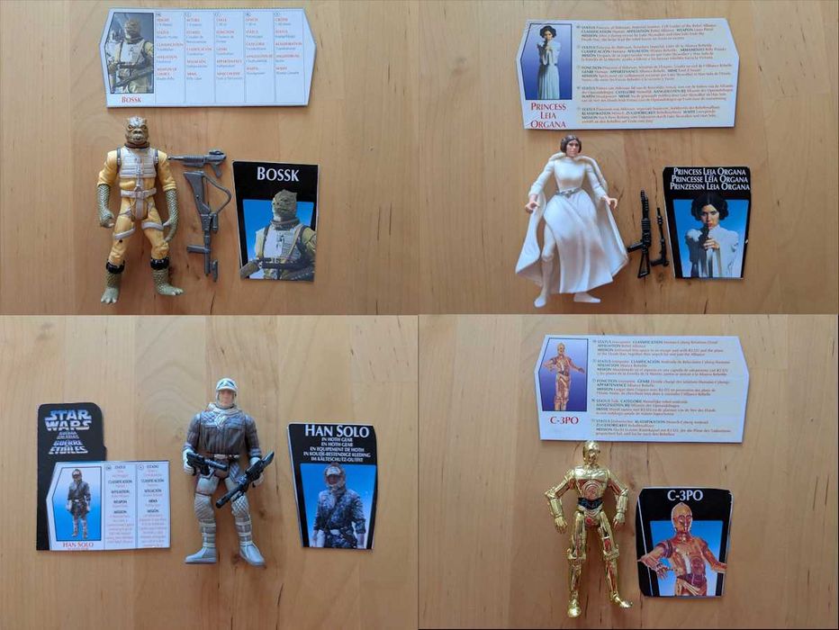 Conjunto Star Wars Kenner anos 90 – nunca usado
