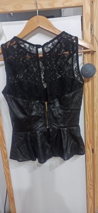 Bluzka z baskinką explosion roz 36