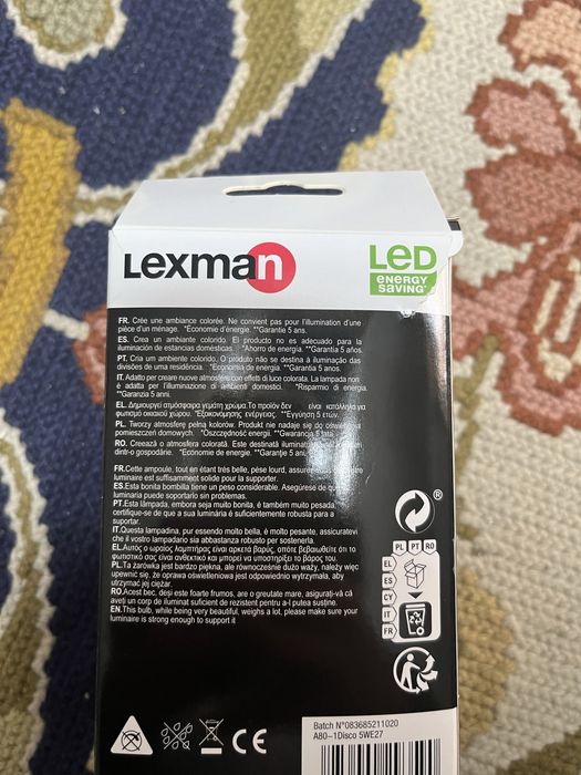 Lâmpada Led com cores