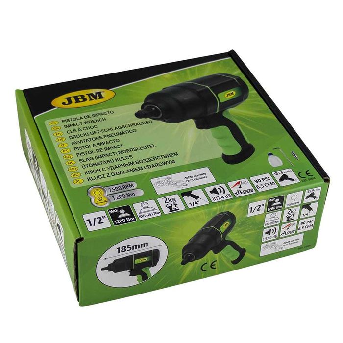 Pistola de Impacto 1/2" 1200NM! - Portes Grátis!