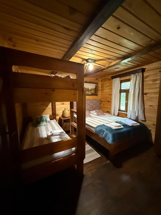 Domek w lesie na odludziu bania, jacuzzi noclegi lubelskie