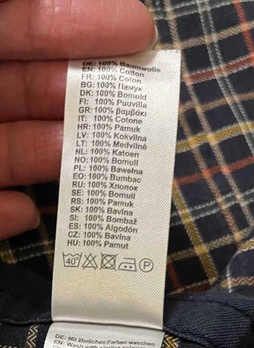 Koszula męska casualowa w kratkę Fynch-Hatton M