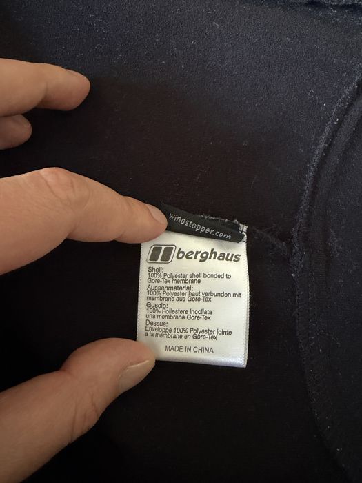 Męska kurtka softshell windstopper membrana gore-tex Berghaus