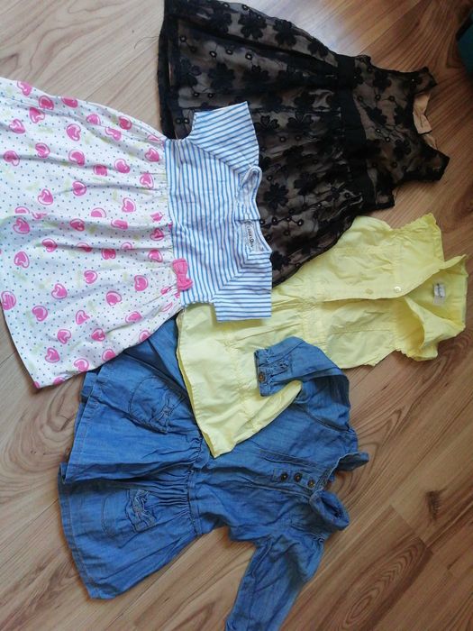 Ubranka dziewczynka 80, 9-12 miesięcy