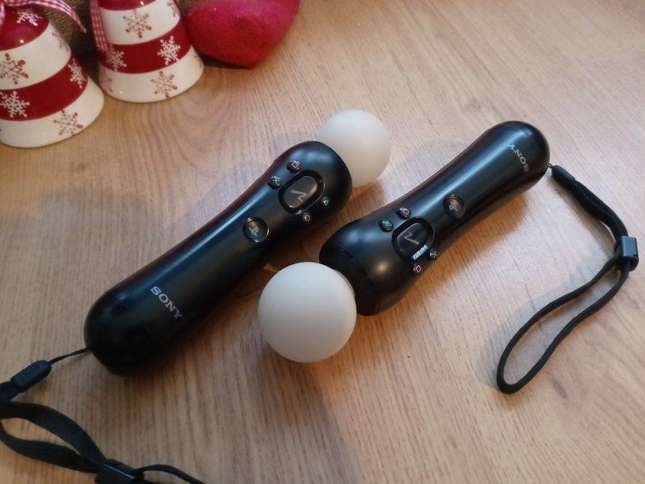 Zestaw dwóch kontrolerów PlayStation Move Vr PlayStation 3 4 ps3 ps4