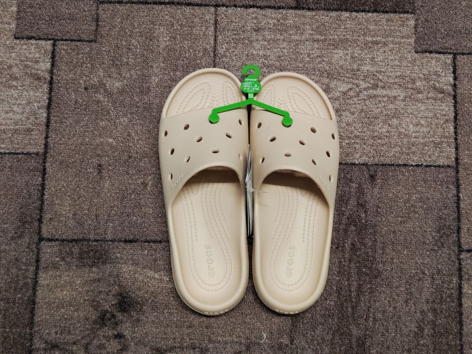 Crocs CLASSIC SLIDE v2 Shiitake W10