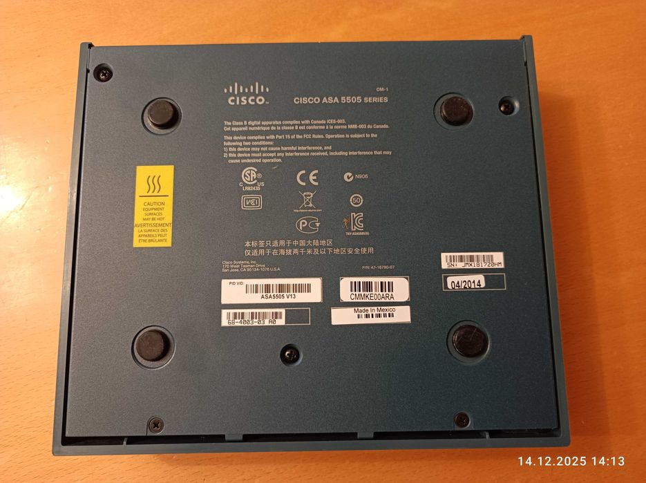 Router/Firewall Cisco ASA 5505