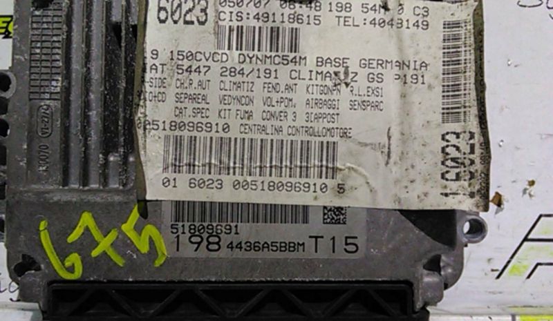Centralina do Motor - FIAT BRAVO II (198_) | 06 -