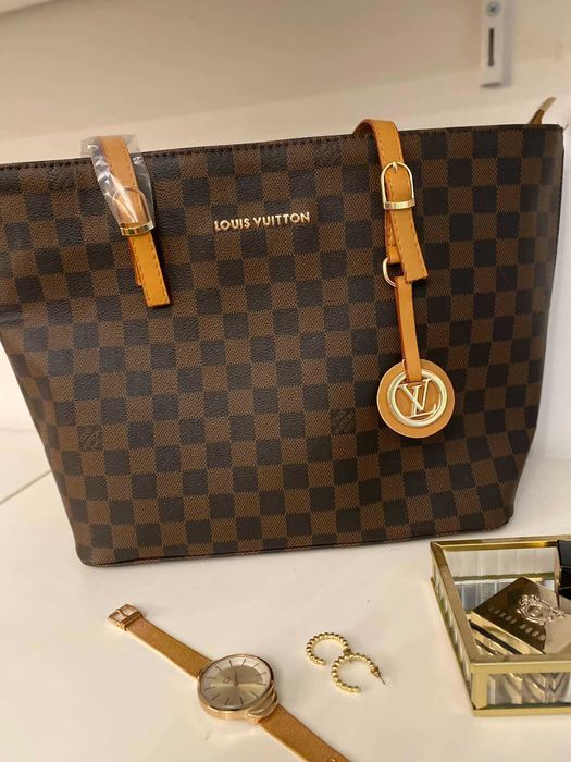 Torebka Louis Vuitton LV Neverfull w brązowym kolorze