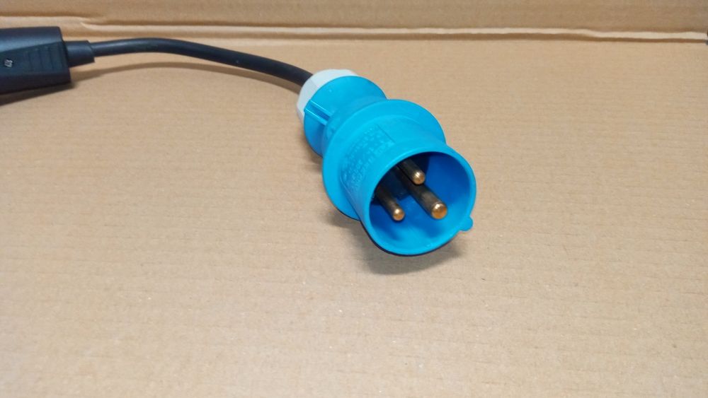 Cabo adaptador de tomada para parques campismo, autocaravanas, etc